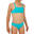 maillot de bain 2 pièces SURF FILLE BRASSIERE TURQUOISE BALI 100