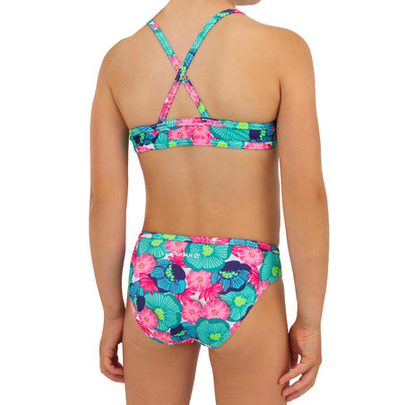 maillot de bain 2 pièces TURQUOISE BONI 100