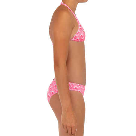 Conjunto Bikini Niña Surf Taloo 100 Rosa Pastel