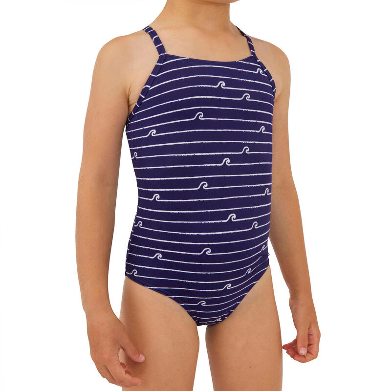 Dívčí plavky jednodílné HANALEI 100 Asahi fialové