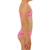 Roze dvodelni kupaći kostim za devojčice BONI 100