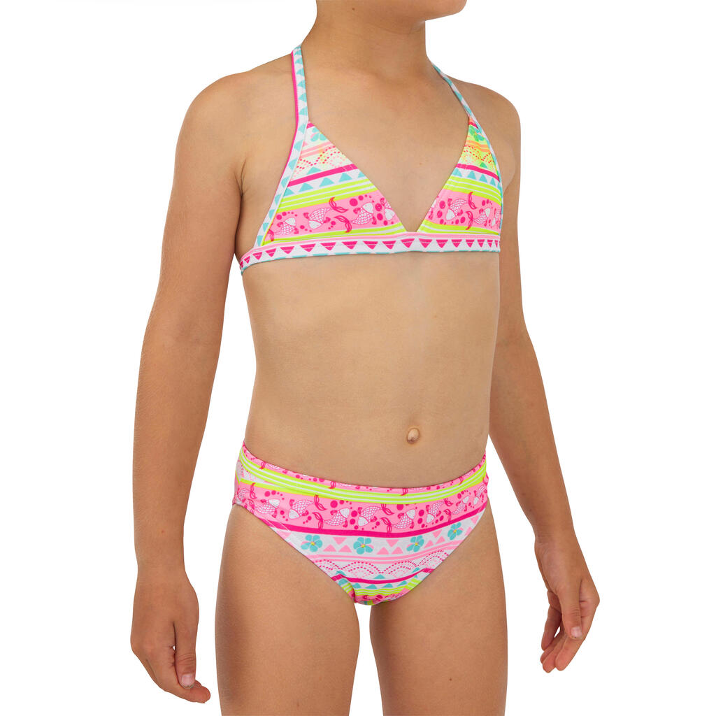 Two-piece TRIANGLE swimsuit TINA 100 - PINK