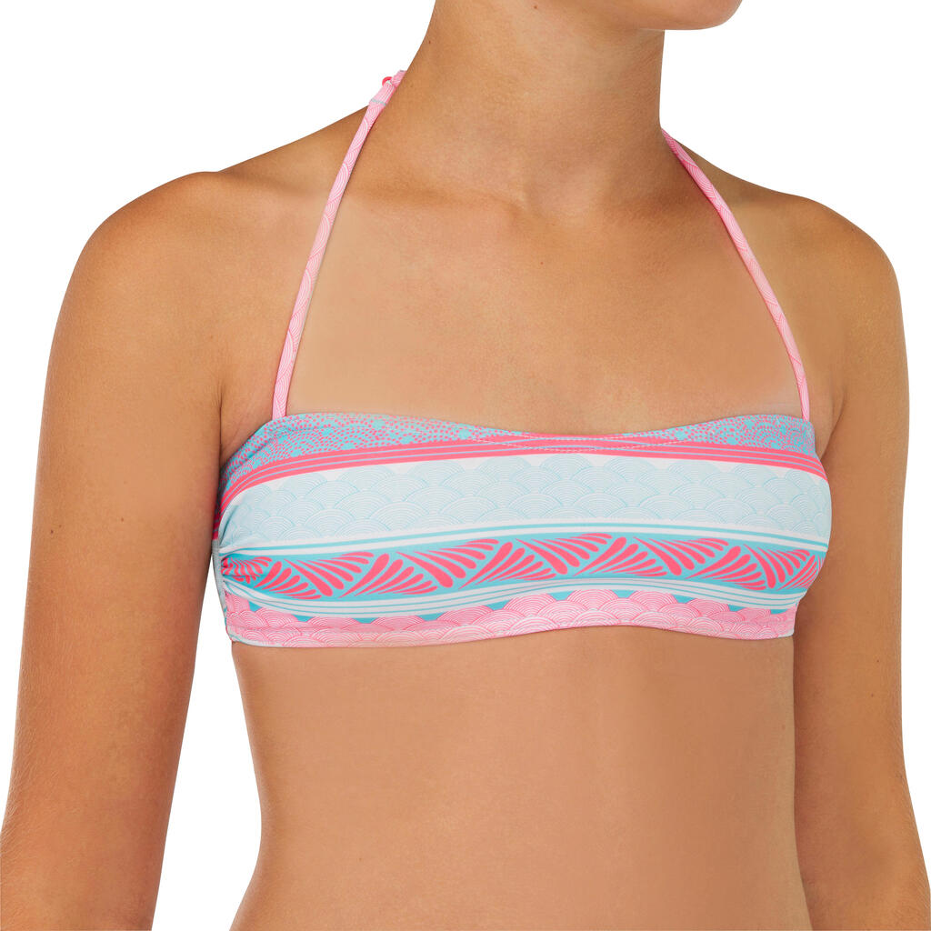 Olaian Liloo 100, 2-Piece Surfing Swimsuit, Girls'