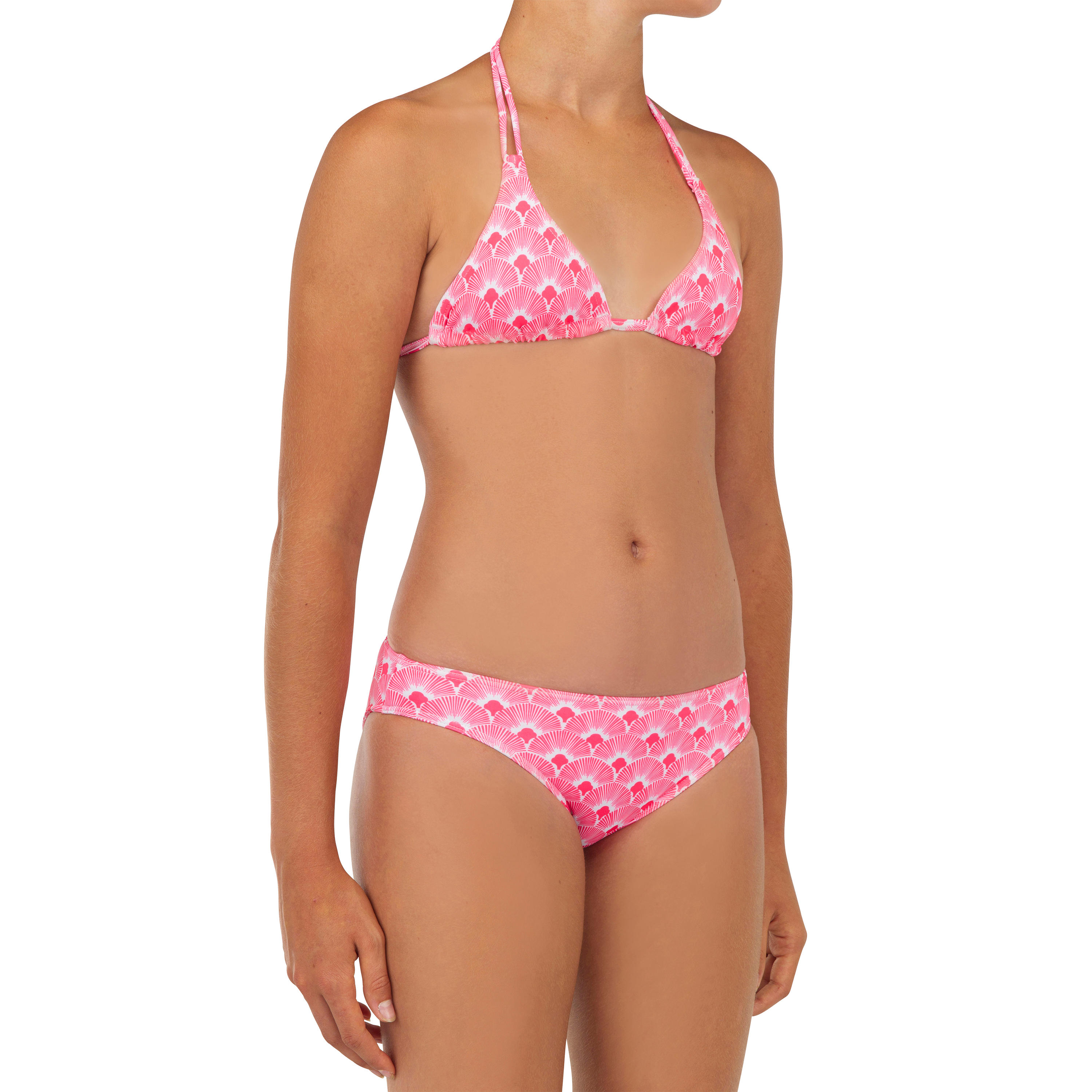 pastel pink bikini top