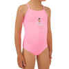 Meiteņu sērfinga peldkostīms “Hanalei 100”, pasteļa rozā
