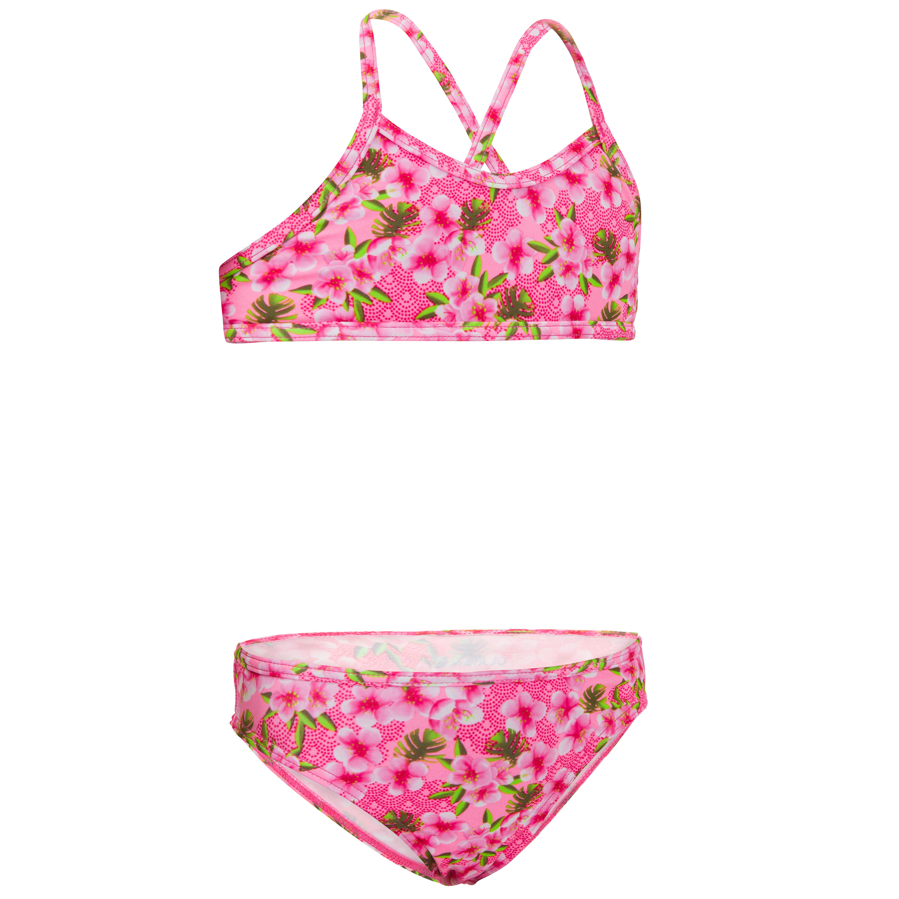 Girls’ Swimsuit Bottoms - 100 Pink