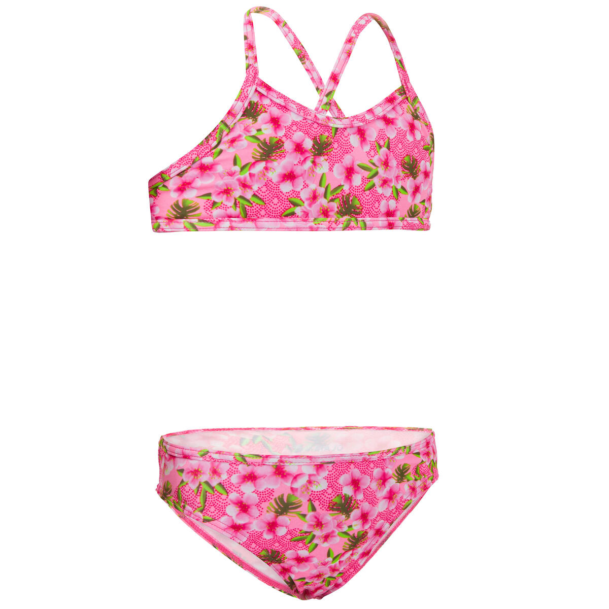 Maillot de bain 2 pièces rose boni 100
