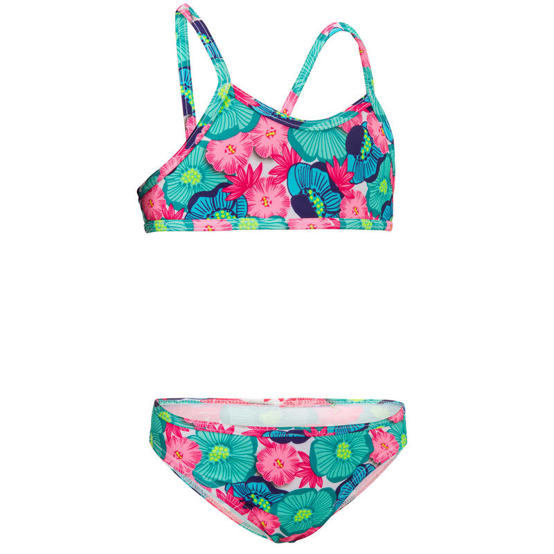 Bikini voor surfen meisjes Boni 100 turquoise