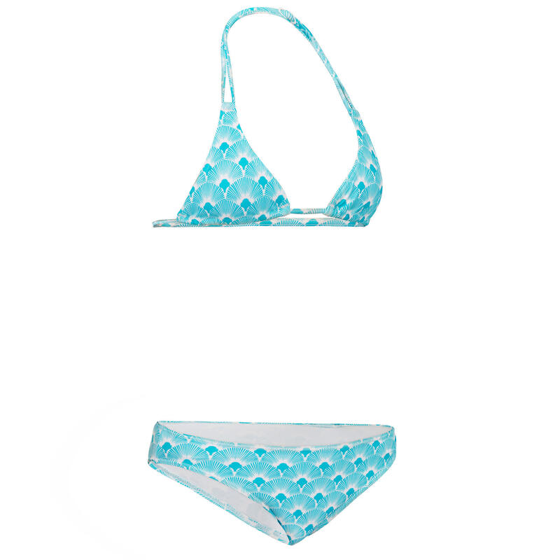 maillot de bain 2 pièces TURQUOISE TALOO 100