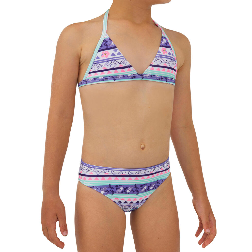 Surf Girl's Swimsuit Top and Panty Triangle Tina 100 