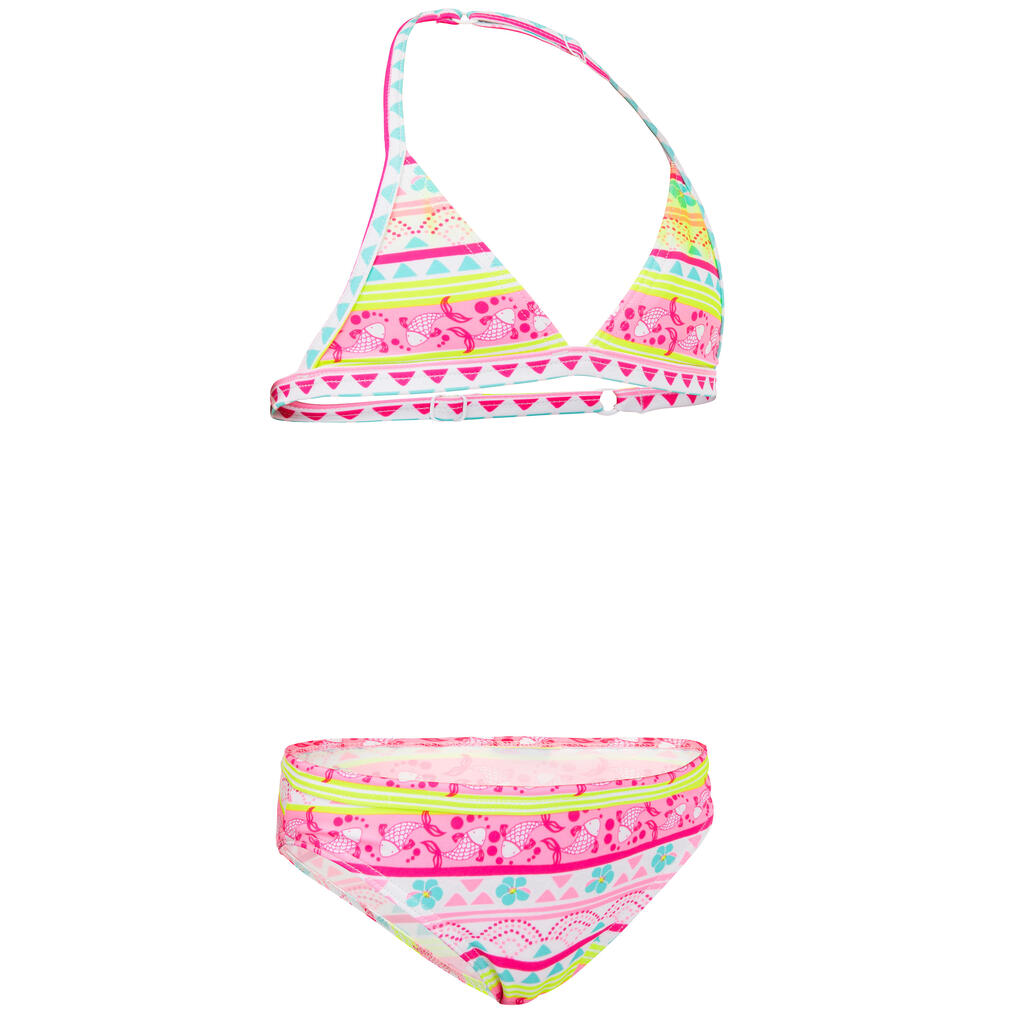 Two-piece TRIANGLE swimsuit TINA 100 - PINK