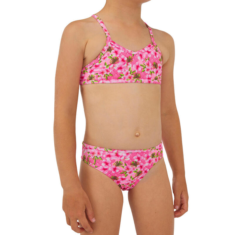 Bikini voor surfen meisjes Boni 100 roze