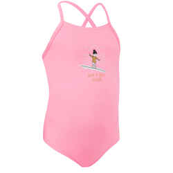 Olaian Hanalei 100, Surf Swimsuit, Girls'