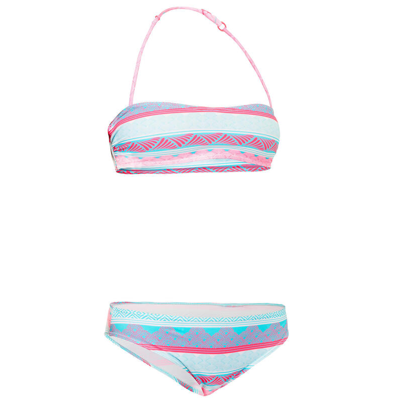 maillot de bain 2 pièces TURQUOISE LILOO 100