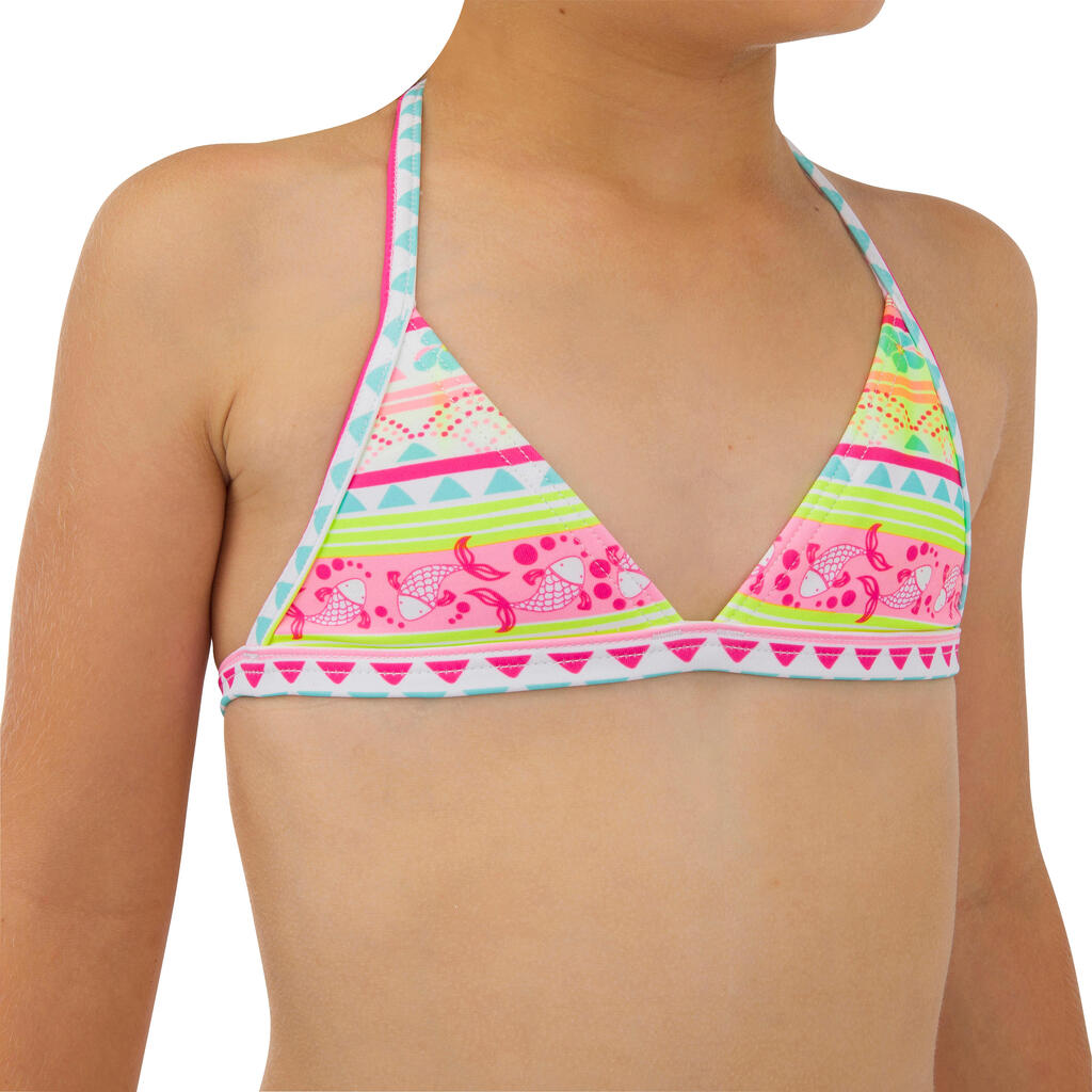 Two-piece TRIANGLE swimsuit TINA 100 - PINK