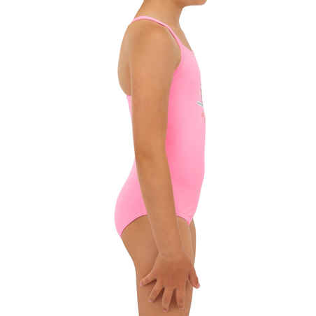 Vientisas maudymosi kostiumėlis „Hanalei 100“, vienspalvis rožinis