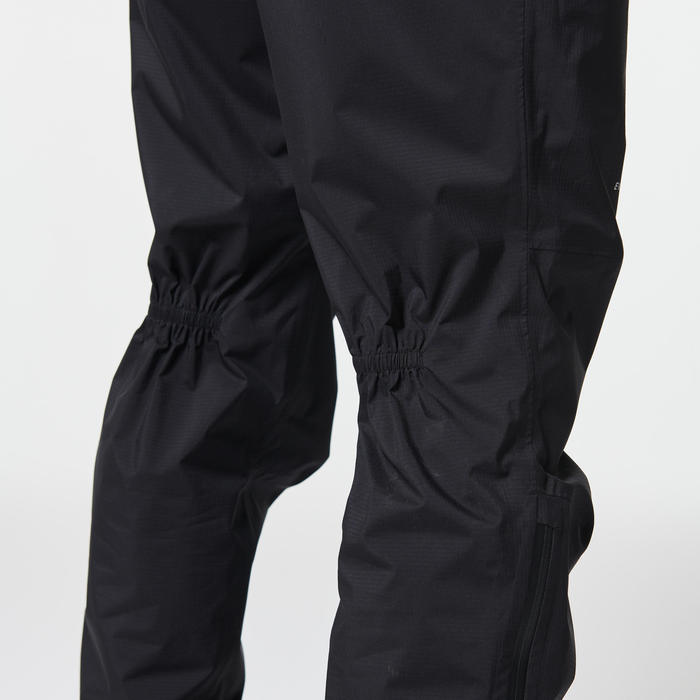 MEN'S TRAIL RUNNING WATERPROOF TROUSERS BLACK Decathlon