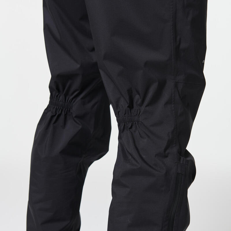 Pánské nepromokavé kalhoty na trailový běh černé 