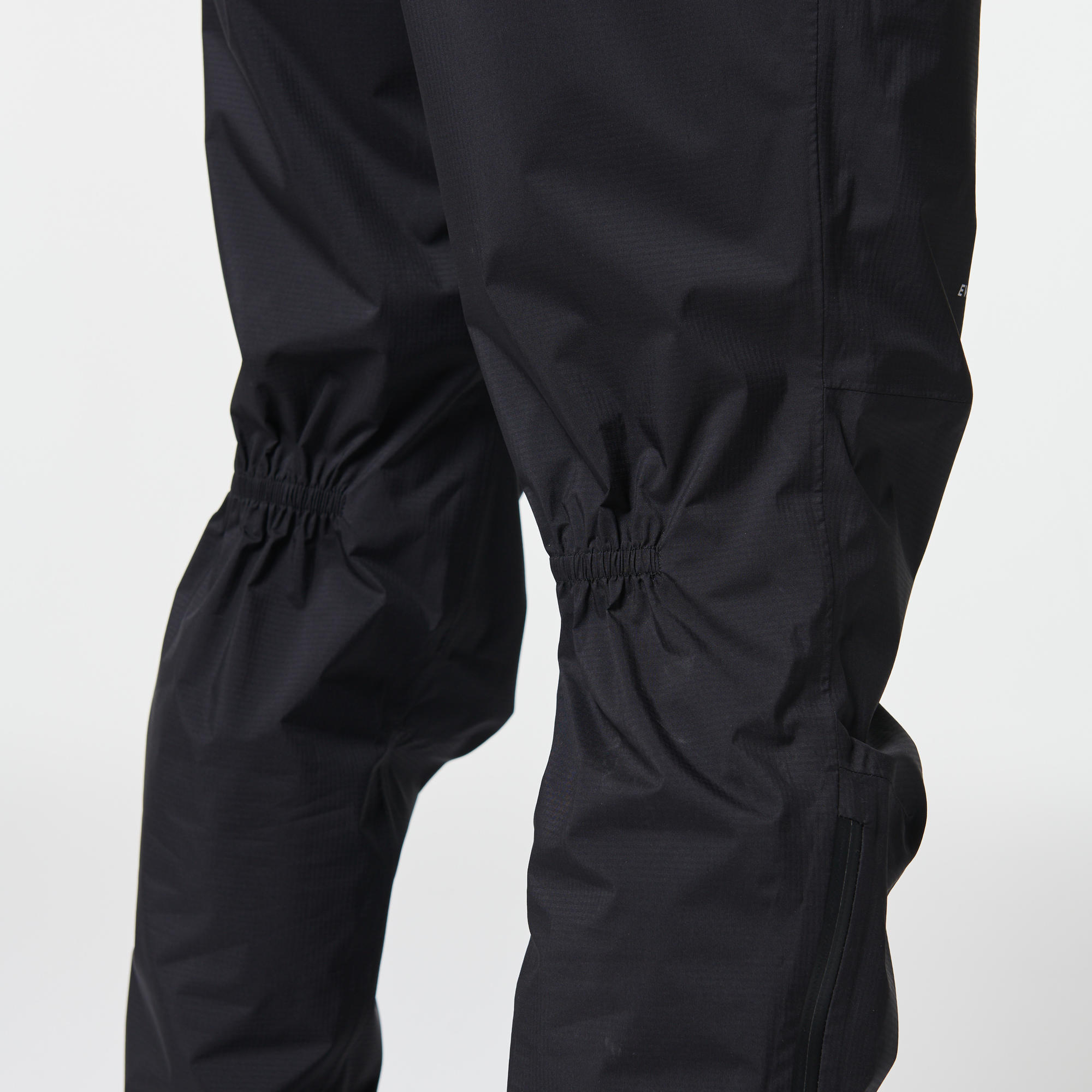 PANTALON IMPERMEABLE PLUIE DE TRAIL RUNNING HOMME NOIR KIPRUN