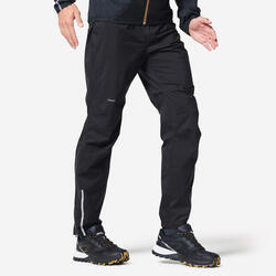 Pantalon de running & trail running imperméable Homme - KIPRUN Run 900 Rain Noir