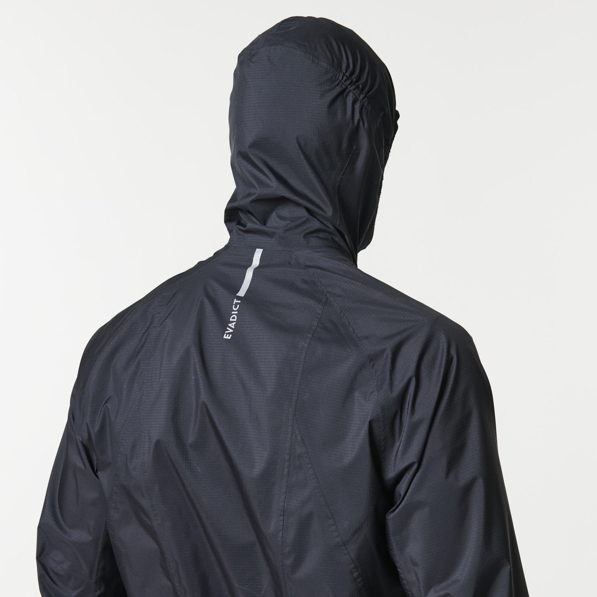 Men's Running & Trail Running Waterproof Jacket - KIPRUN Run 500 Rain - Black 6/12