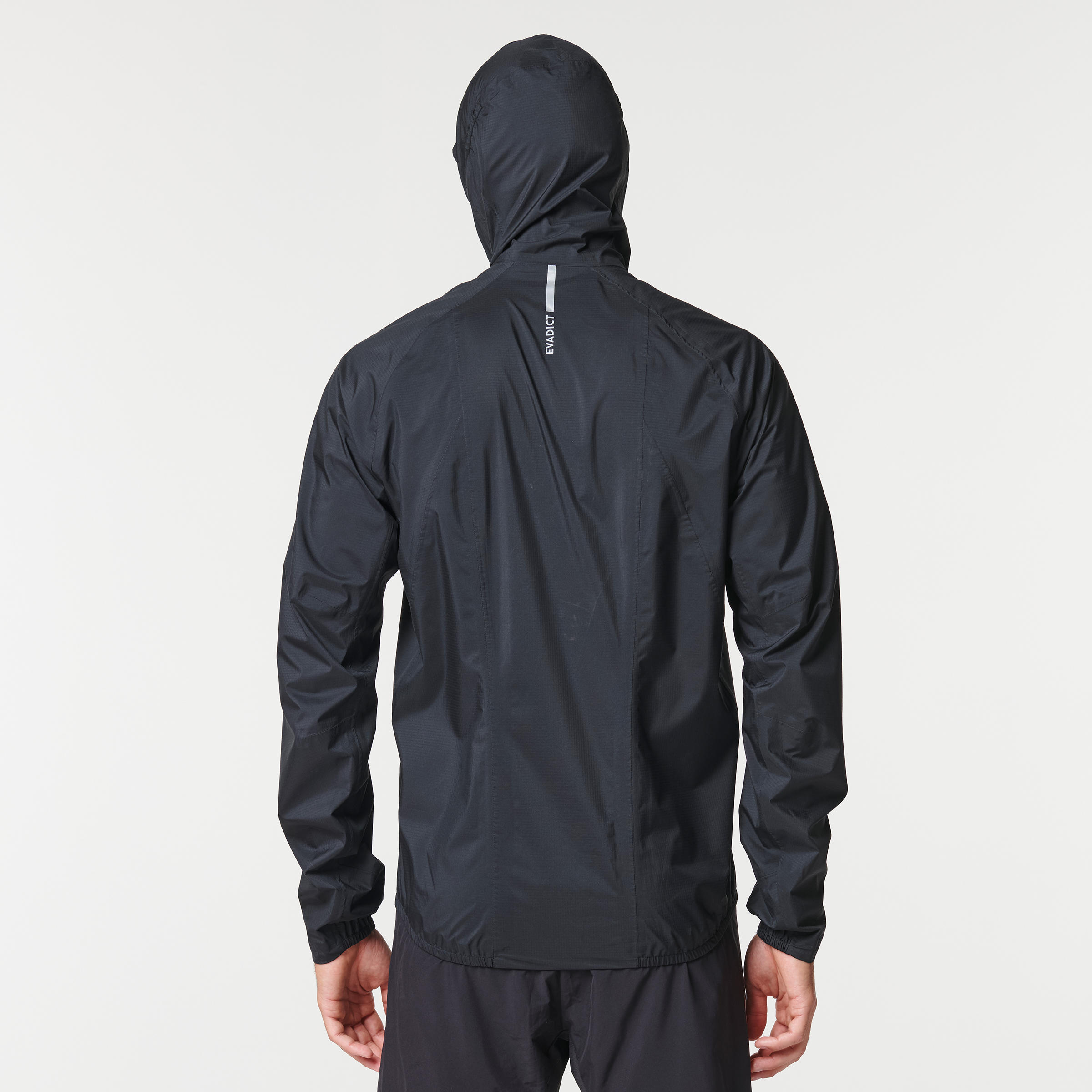 Men's Trail Running Waterproof Jacket - Black