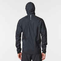 Men's Running & Trail Running Waterproof Jacket - KIPRUN Run 500 Rain - Black