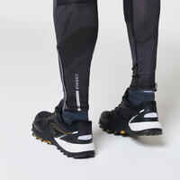 MEN'S TRAIL RUNNING TIGHTS - BLACK/GREY