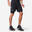 SHORT CUISSARD DE TRAIL RUNNING CONFORT HOMME NOIR