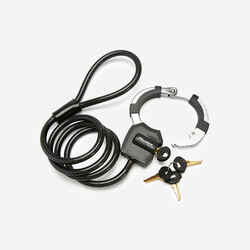 Produktbild von Master Lock Kabelschloss Street Cuffs, 1 M – Mit Schlüssel, Für E-Scooter, Fahrrad & Kinderwagen