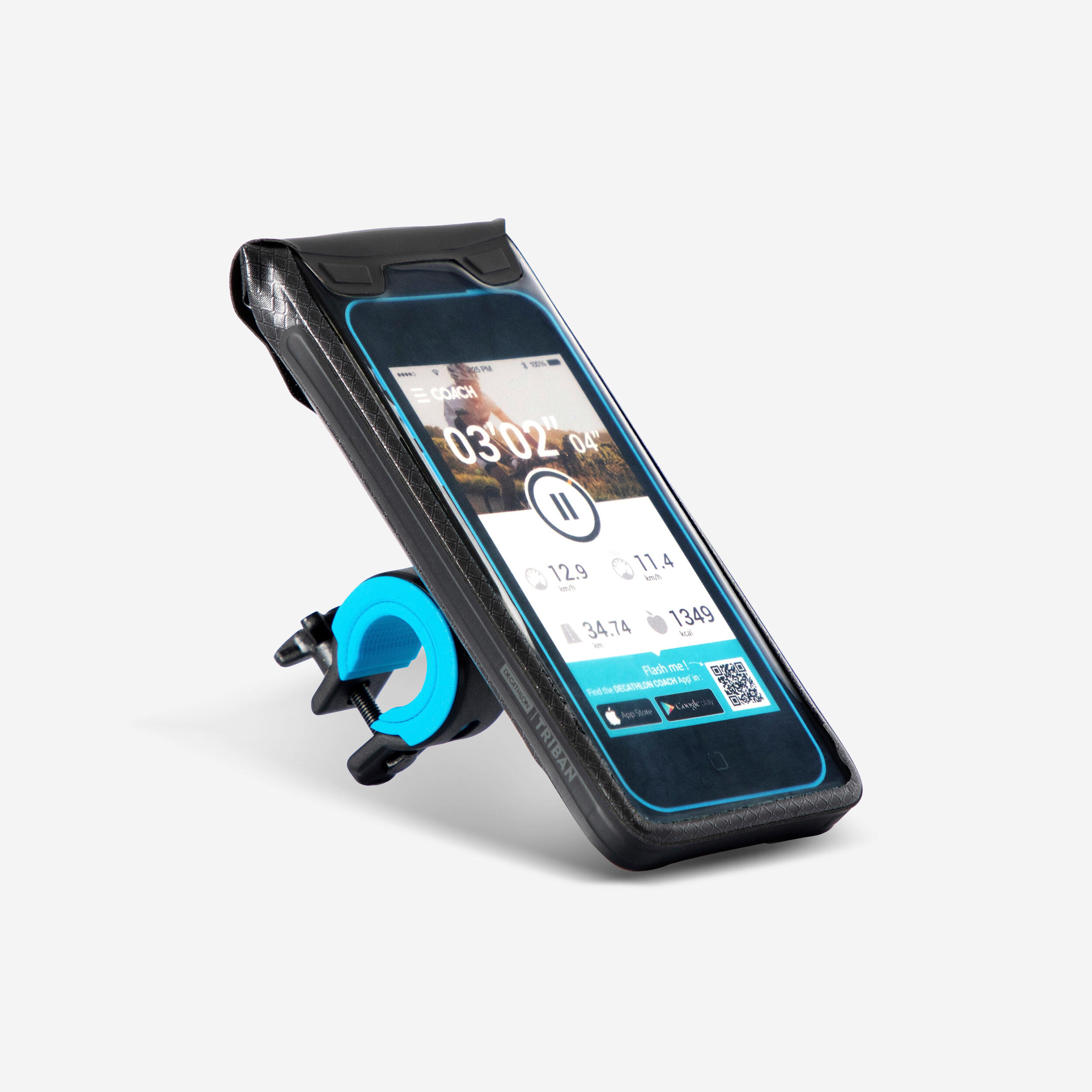 decathlon triban phone holder