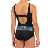 GIRL'S SURF SWIMSUIT RIO 500 BLACK