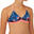 HAUT DE MAILLOT DE BAIN SURF FILLE TRIANGLE BLEU BETTY 500