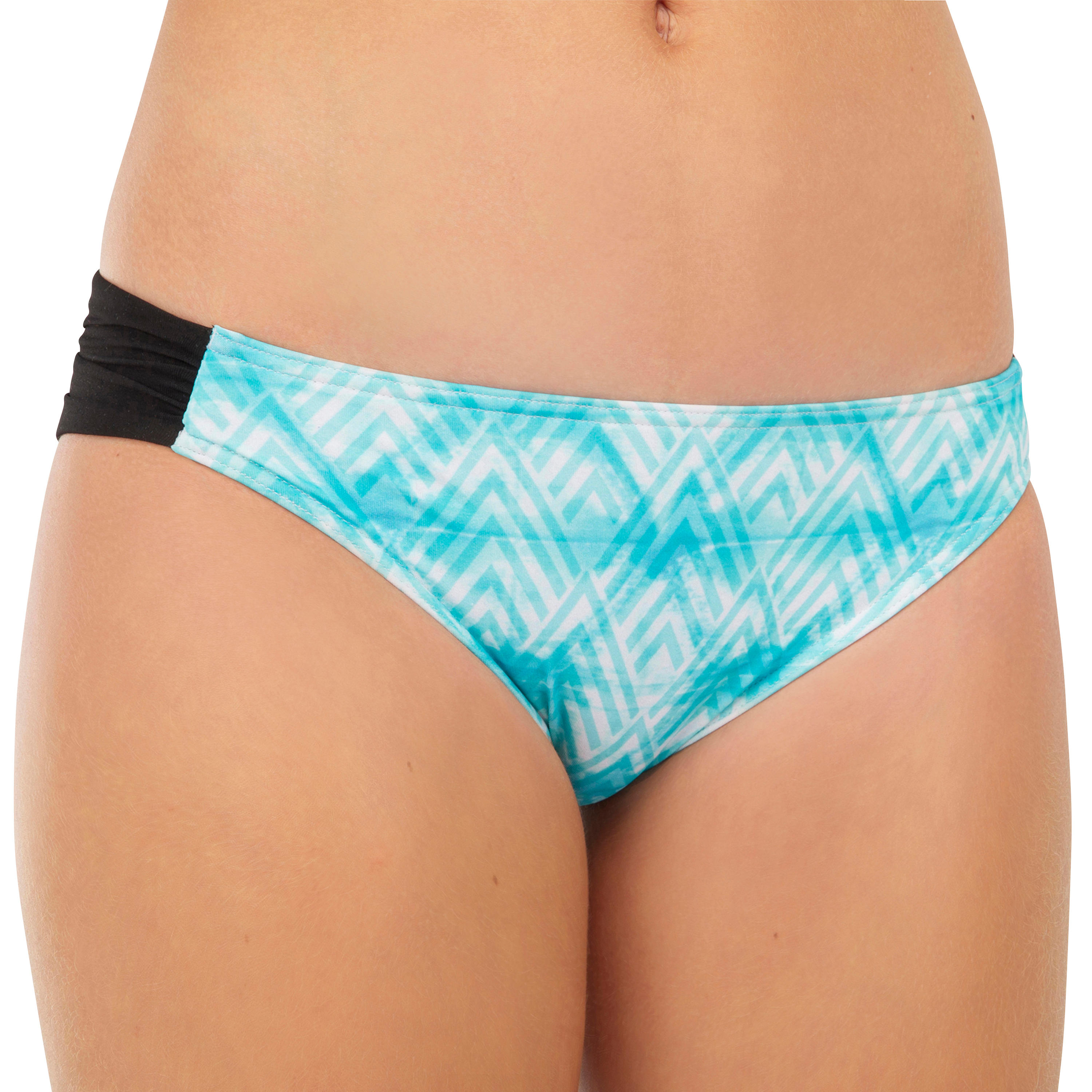 Olaian - Bas De Maillot De Bain Surf Fille Turquoise Malou 500 - Bas De Maillot De Bain (bikini) - Surf Bodyboard Ski Nautique - Bleu-vert - 12 À 14 Ans - Decathlon
