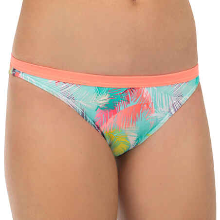 CULOTTE DE MAILLOT DE BAIN SURF FILLE MENTHE MAEVA 500