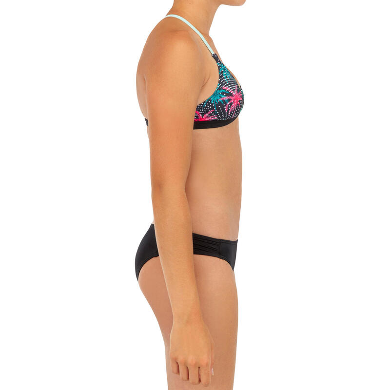 bas de maillot de bain SURF FILLE NOIR MALOU 500