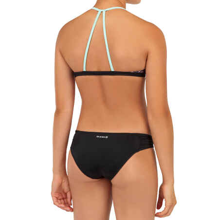 GIRL'S SURF Swimsuit bottoms MALOU 500 - BLACK