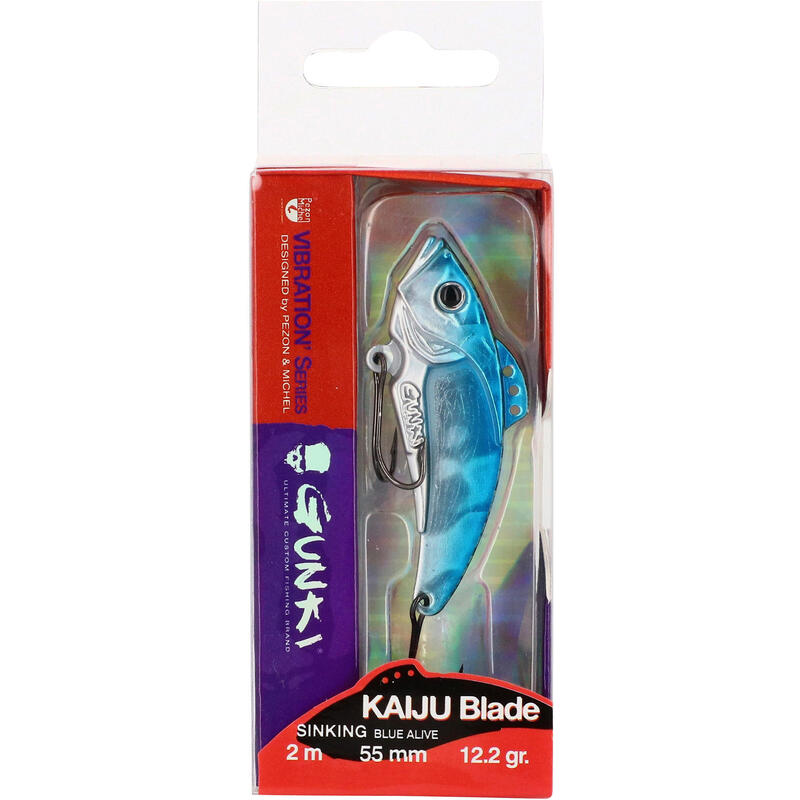 Wobbler ragadozó halak műcsalis horgászatához Kaiju Blade 55 Alive, kék