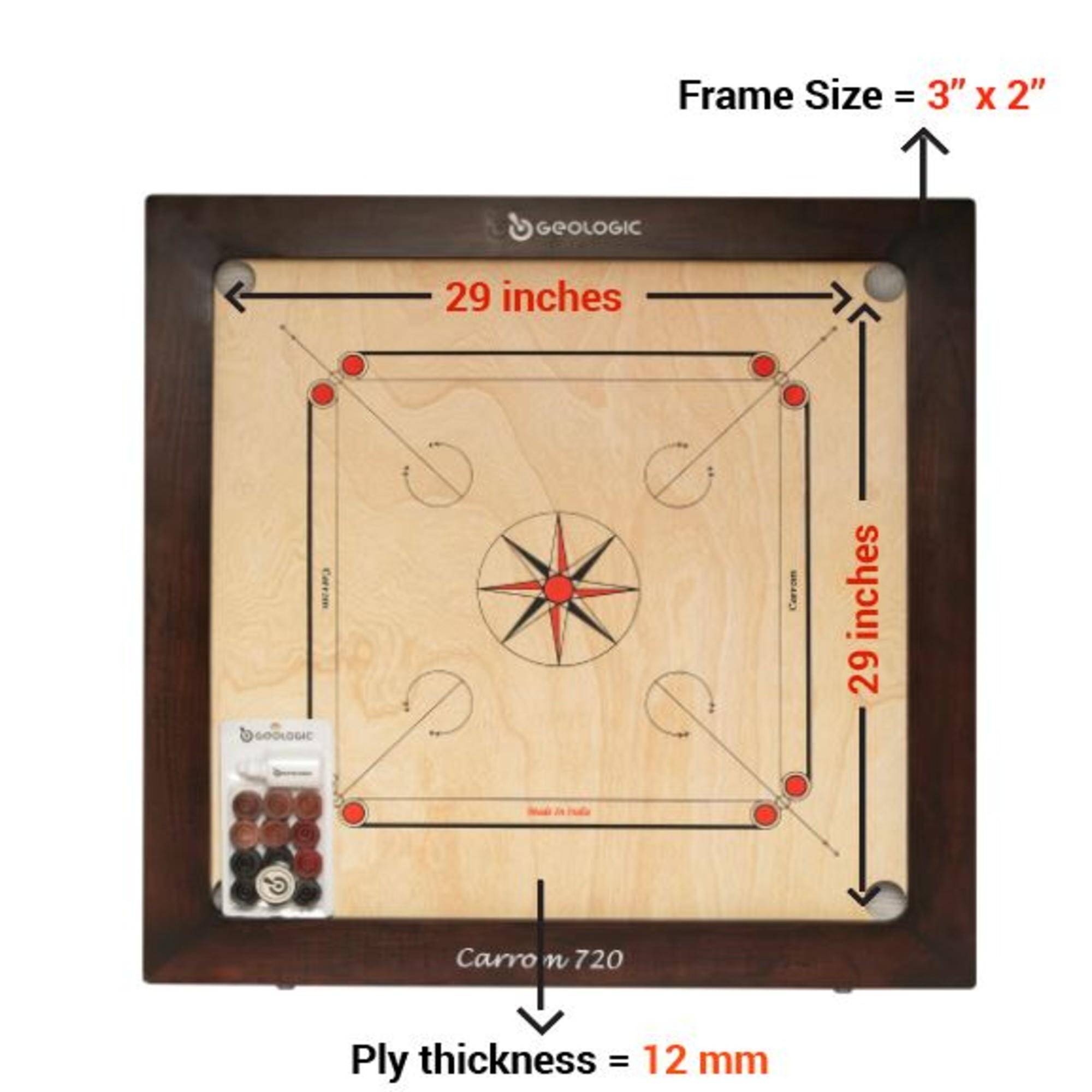 Carrom Board 720 -  3