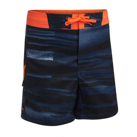 swim shorts 500 - blue/red