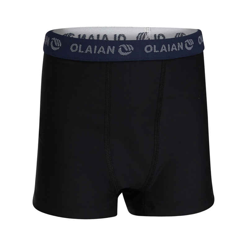Funktionsshorts Surfen Jungen Unterzieher Boxershorts 500 Tween schwarz Funktionsshorts Surfen Jungen Unterzieher Boxershorts 500 Tween schwarz