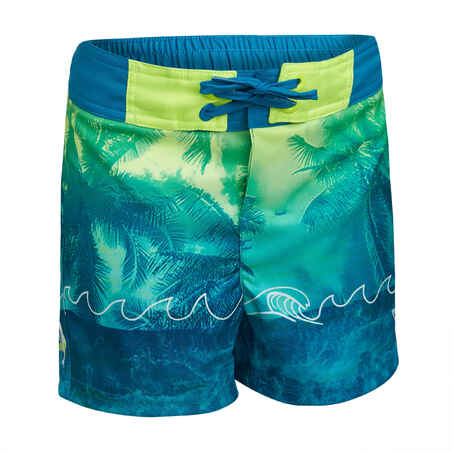 kids’ swim shorts 500 - green