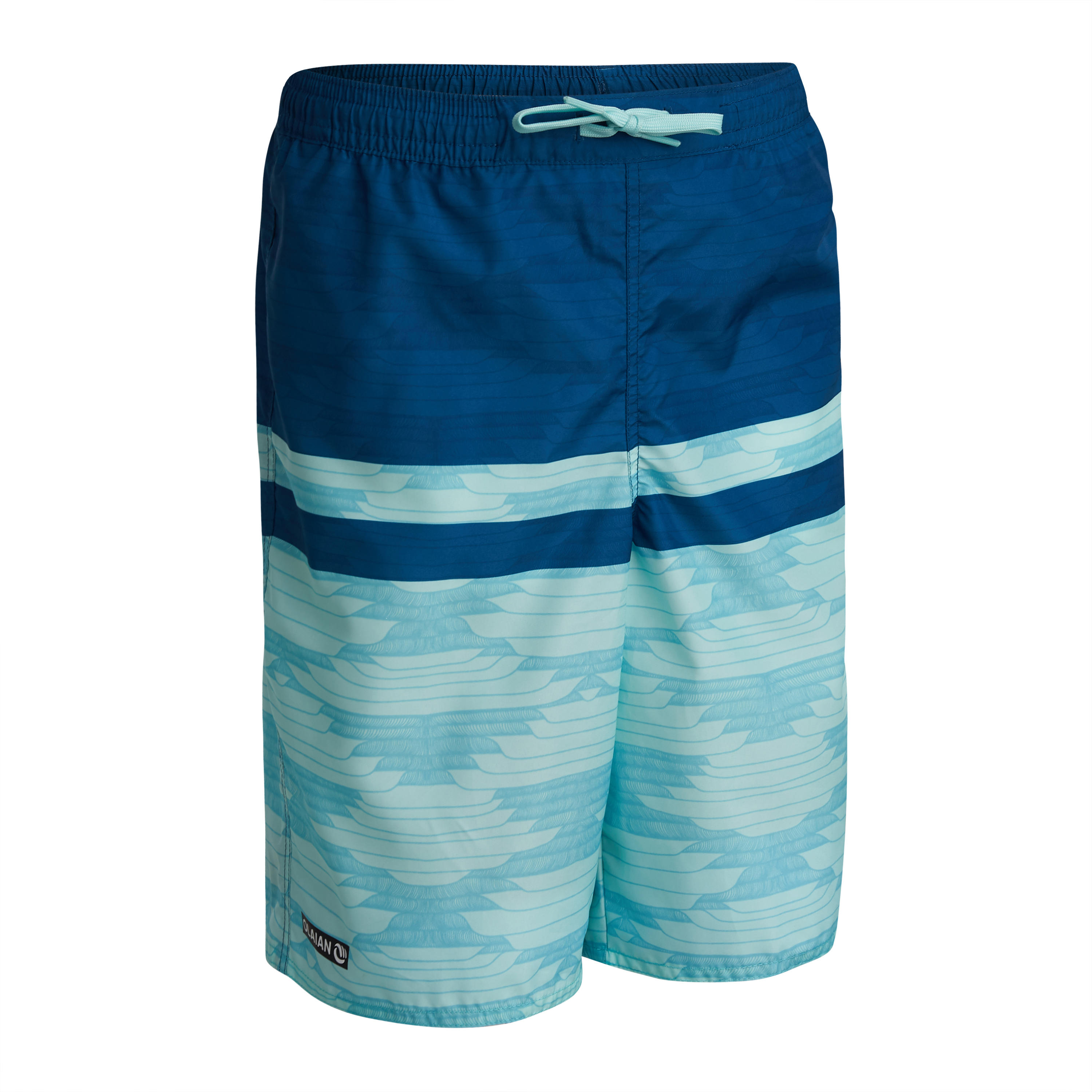 

long swim shorts - blue -  By OLAIAN | Decathlon