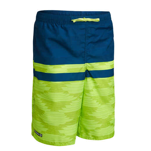 
      long swim shorts - green
  