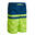 short de bain long vert