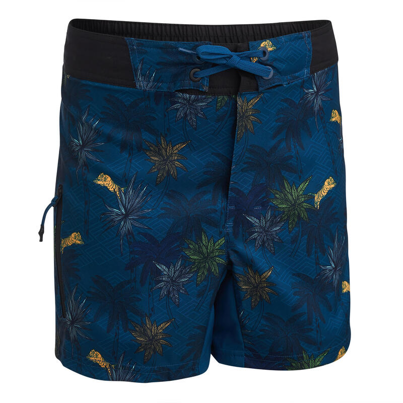 short de bain 500 bleu