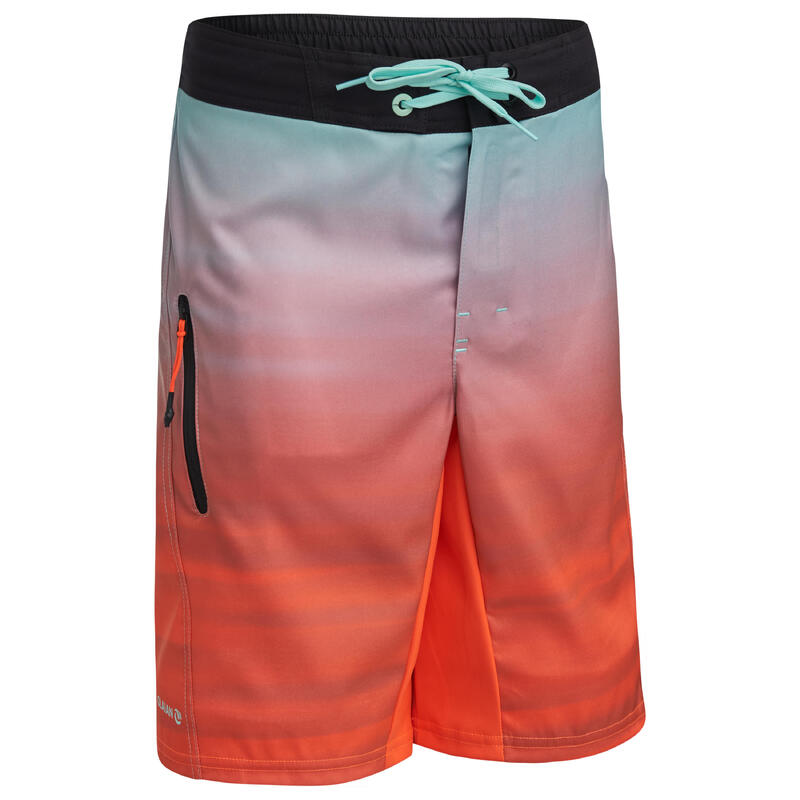 short de bain 500 orange