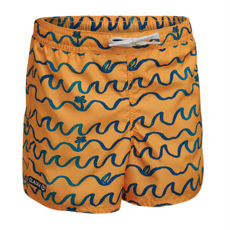 Kids’ swim shorts 100 - Orange