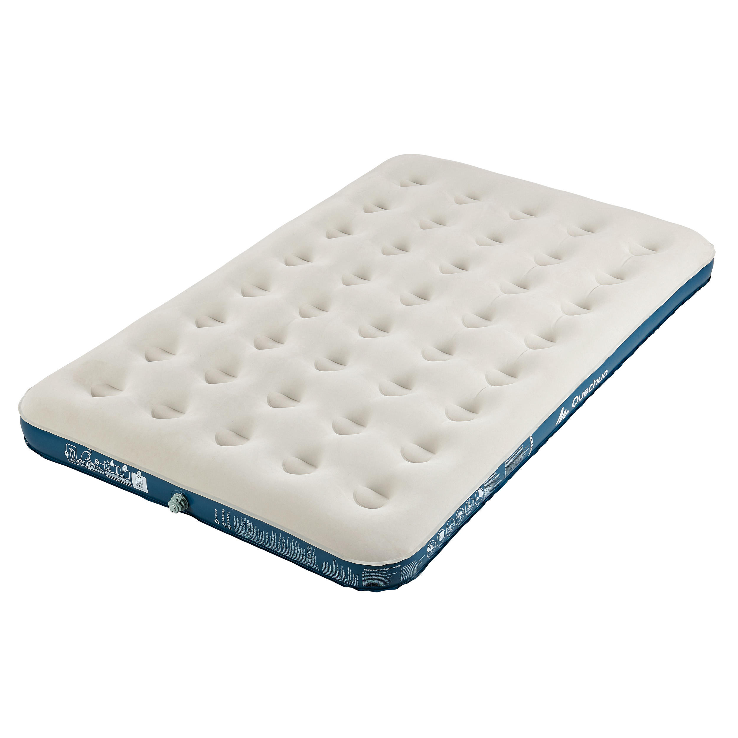 Matelas de camping gonflable 2 personnes 190 x 120 cm – Air Basic - QUECHUA