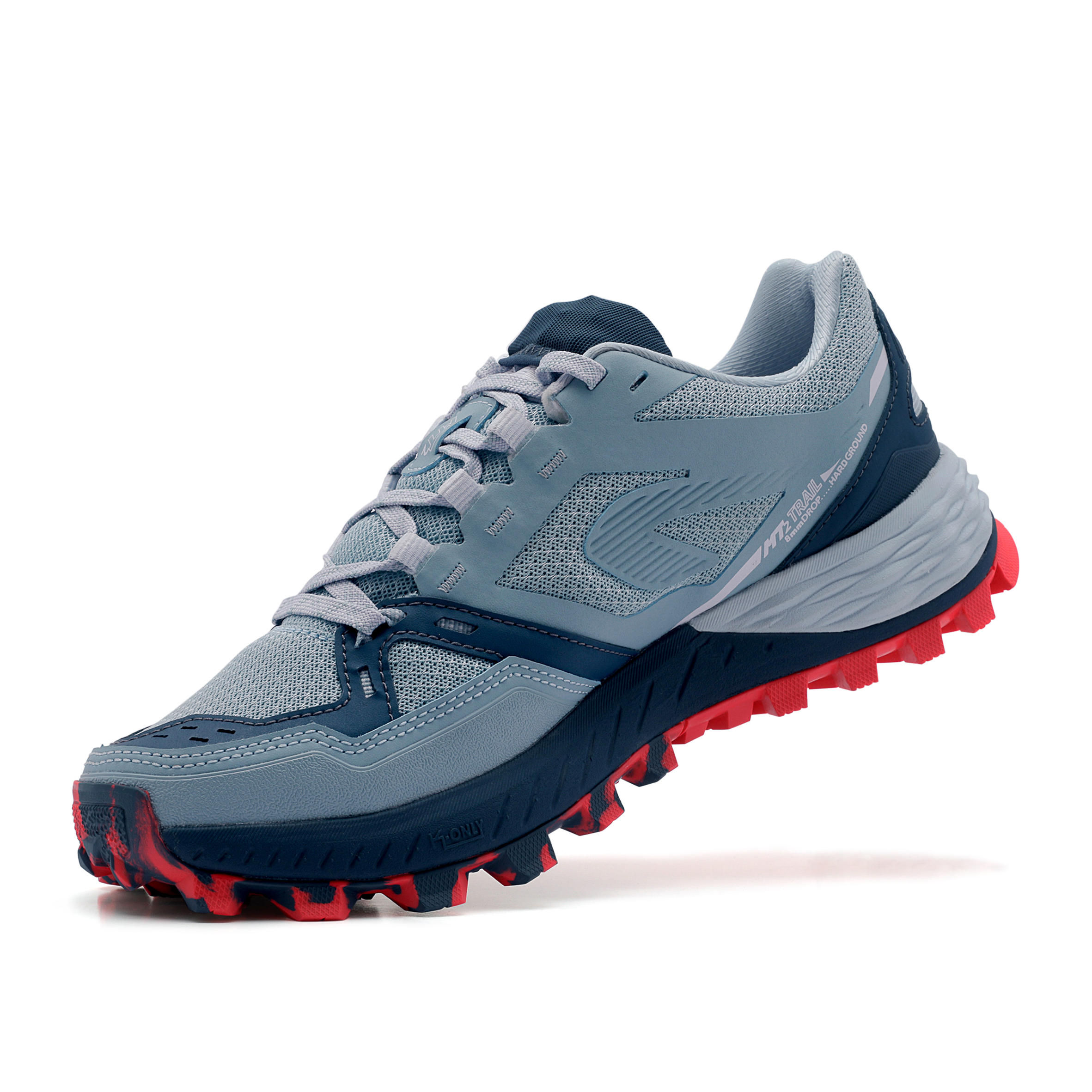 MT2 WOMEN'S TRAIL RUNNING SHOES - LIGHT BLUE/PINK 4/16
